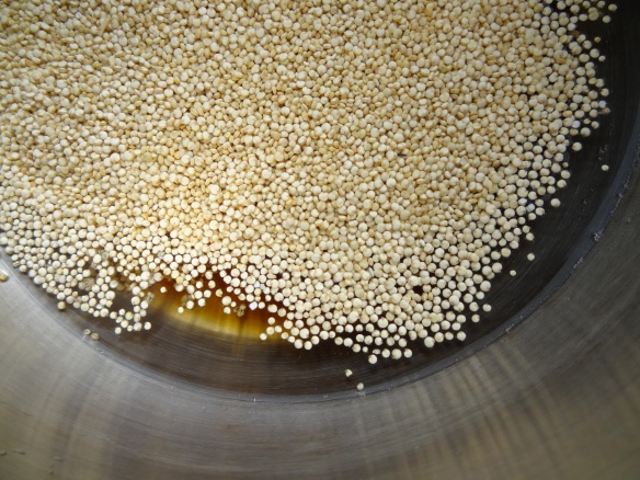 Cook quinoa in sugar-water