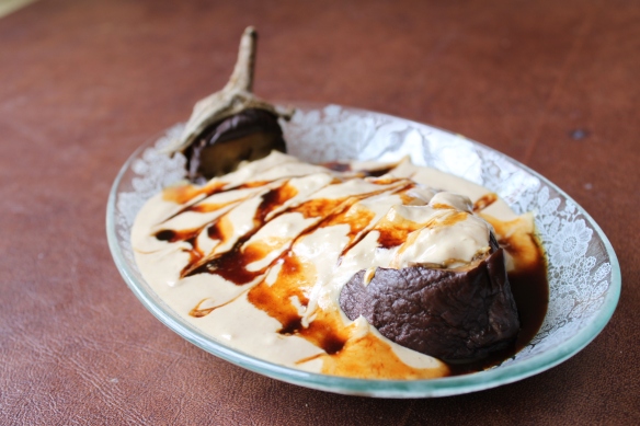 Grilled Eggplant with Tahini by The Graceful Kitchen