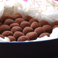 Healthy Blueberry-Walnut Chocolate Truffles for Tu B'Shvat